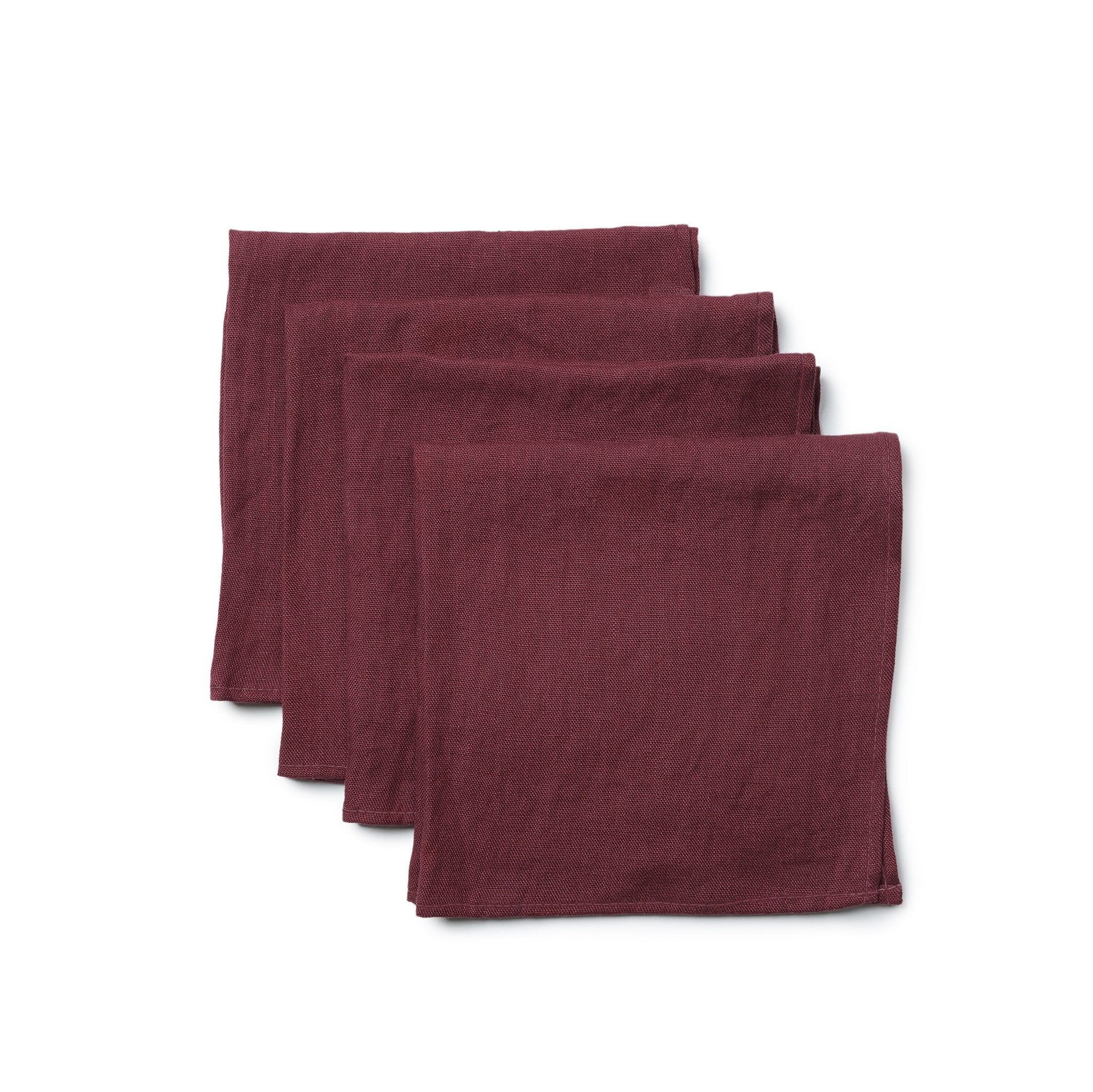 NEW Linen Napkins Cherry (set of 4)