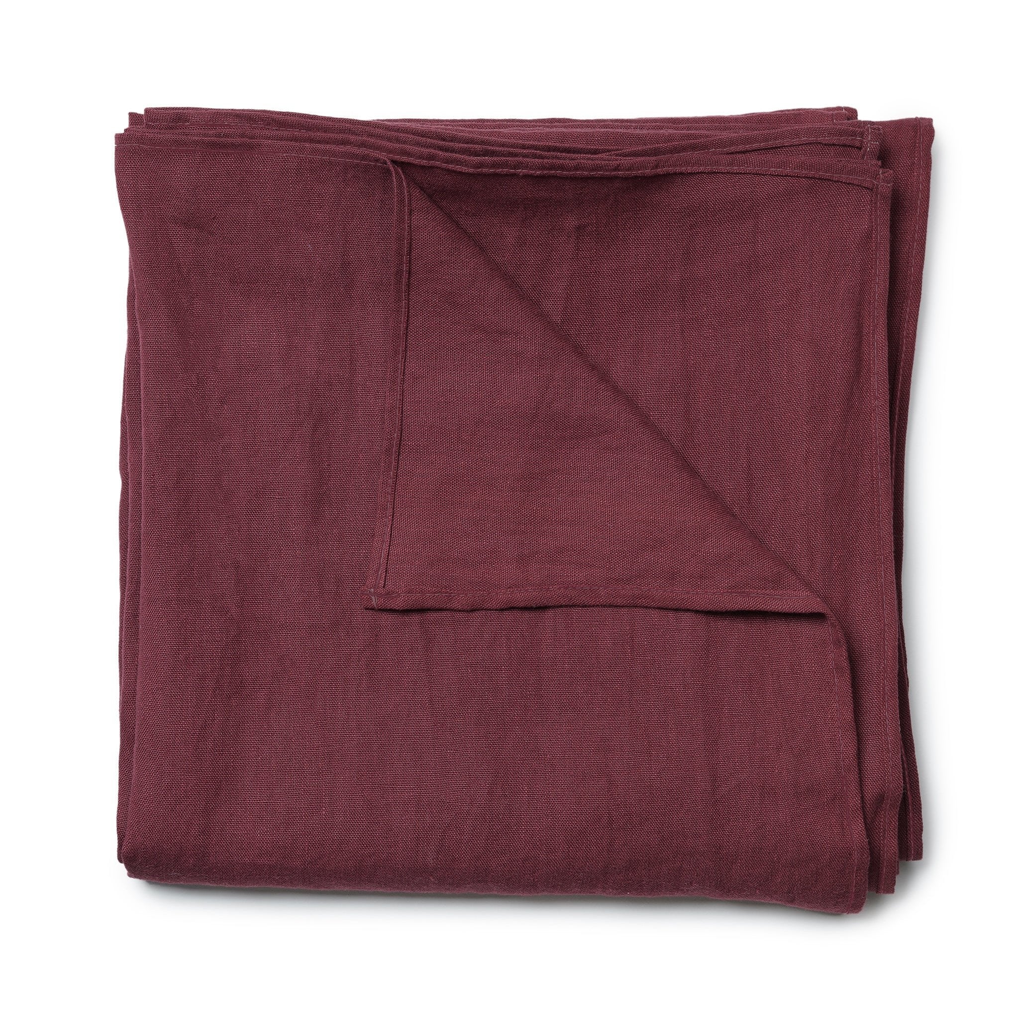 NEW Linen Medium Tablecloth - Cherry