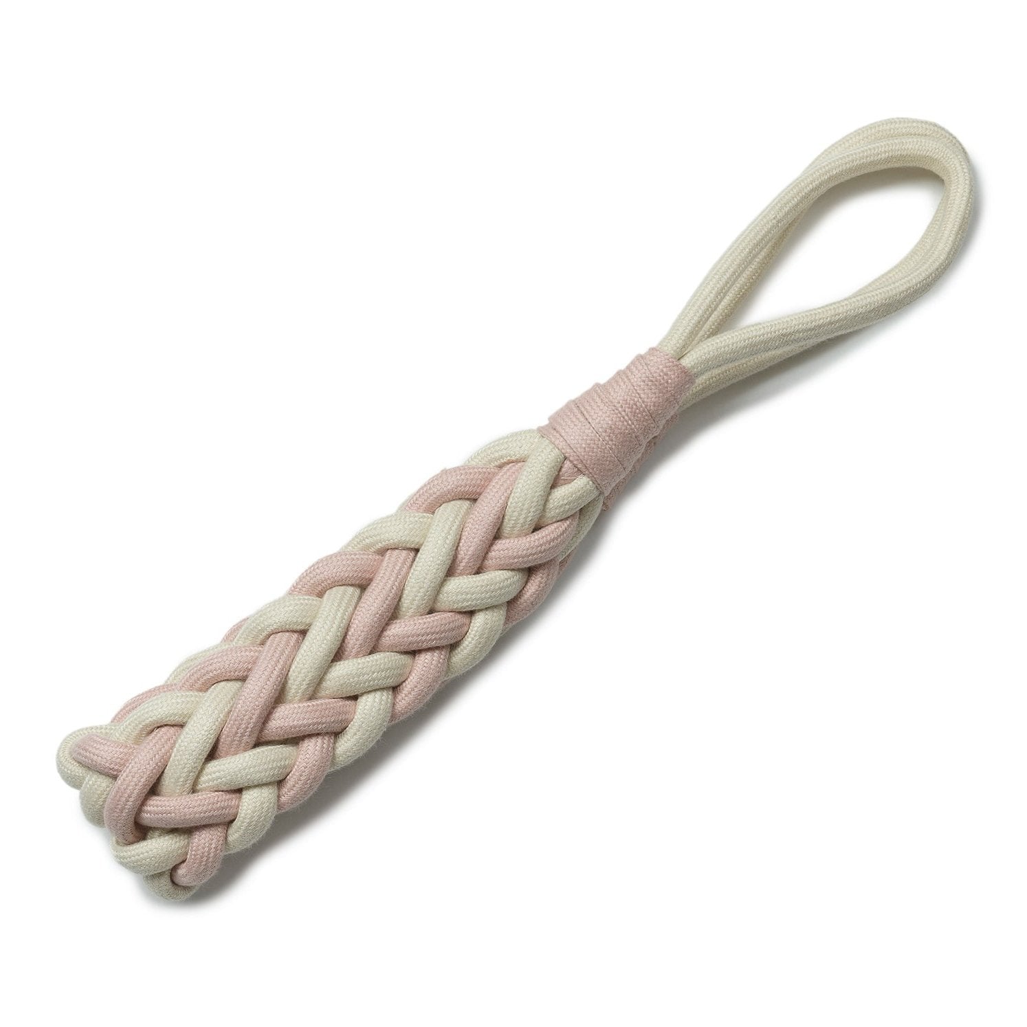 Braided Tie Back (Single) Blush Linen