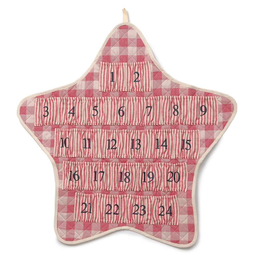 Radish Woodhouse Check Embroidered Heirloom Calendar